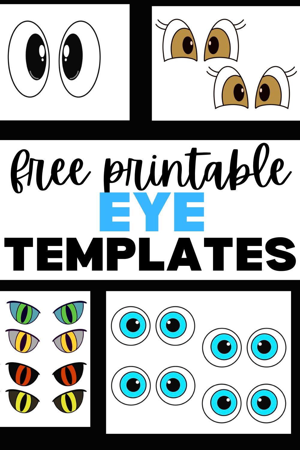 free printable eye template for crafts -